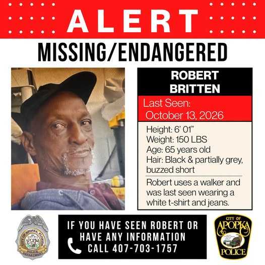 Apopka police searching for missing, endangered 65-year-old man — WESH 2 Orlando, Windermere Community news