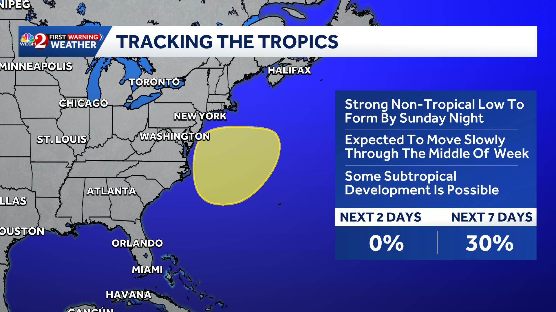 NHC monitoring new Atlantic disturbance — WESH 2 Orlando