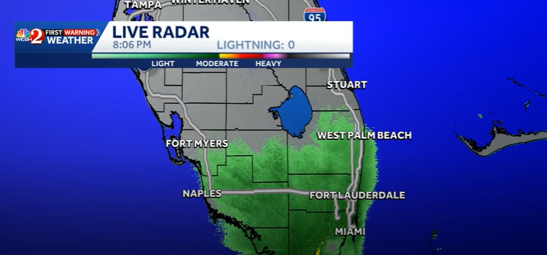 Busy radar with clear skies in Florida? What's happening? — WESH 2 Orlando, Windermere Community news