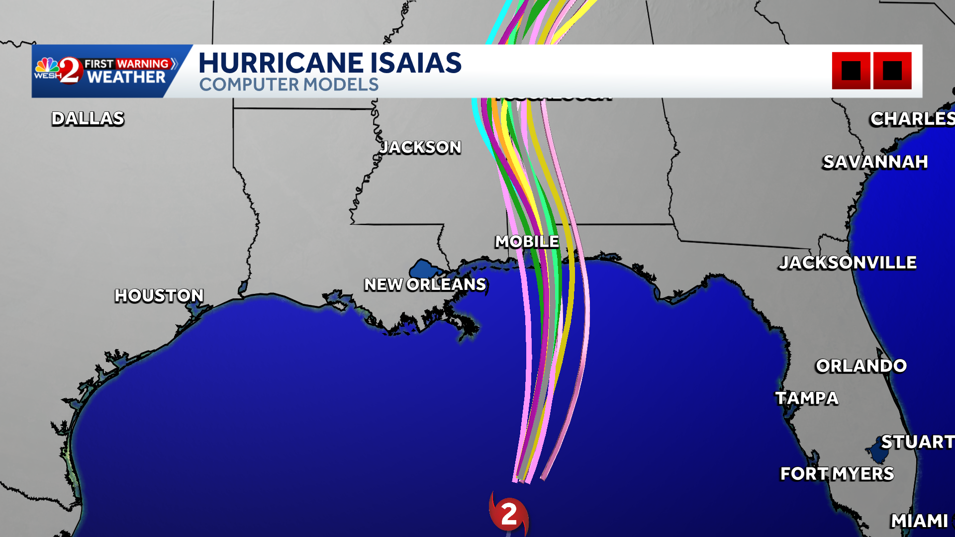 Hurricane Isaias: Maps, spaghetti models — WESH 2 Orlando