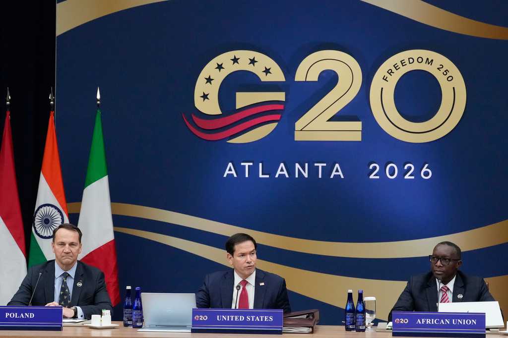 Consensus looks elusive at G20 talks in Atlanta after objections to Russia cancel group photo — WESH 2 Orlando