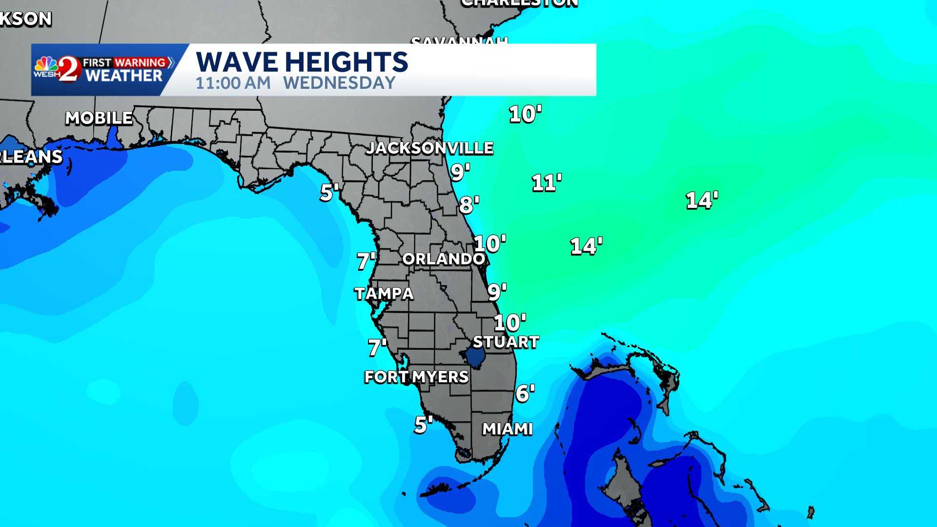 Dangerous surf, rough conditions persist on Central Florida's coast — Windermere Sports news