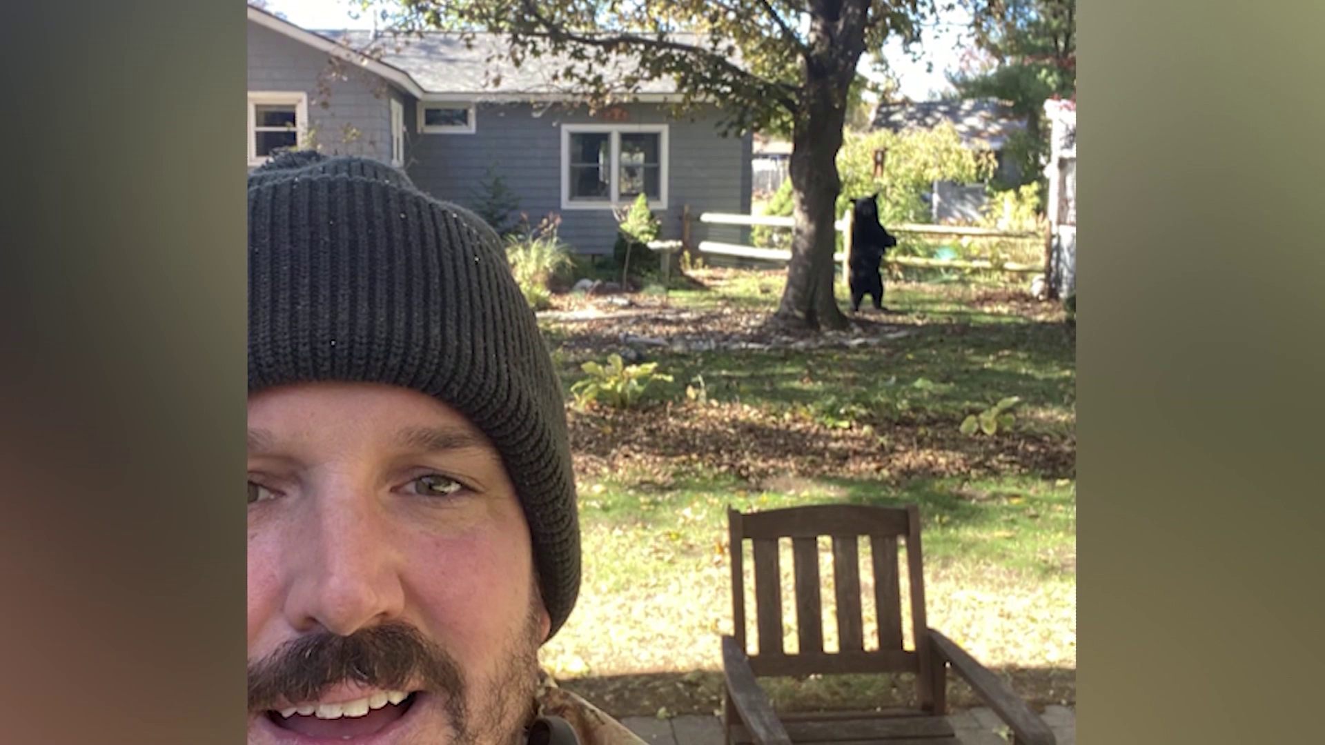 'Big, furry pillow lounging next to that tree': Man snaps selfie with black bear — WESH 2 Orlando, Windermere Schools news