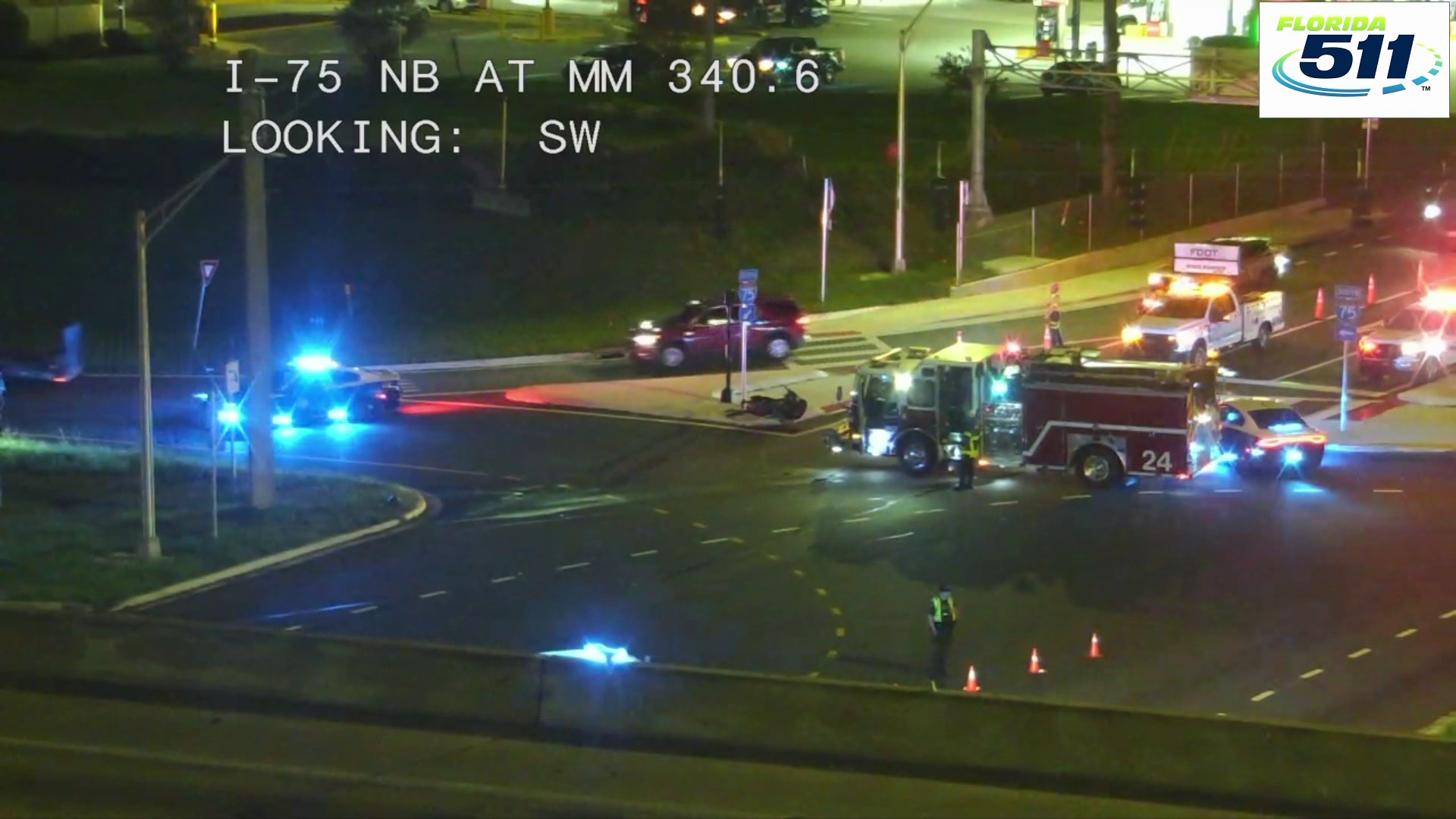 Fatal crash shuts down I-75 ramp south of Ocala, troopers say — WESH 2 Orlando