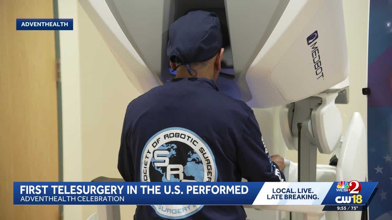 AdventHealth celebrates first robotic telesurgery in the U.S. — Windermere Health news