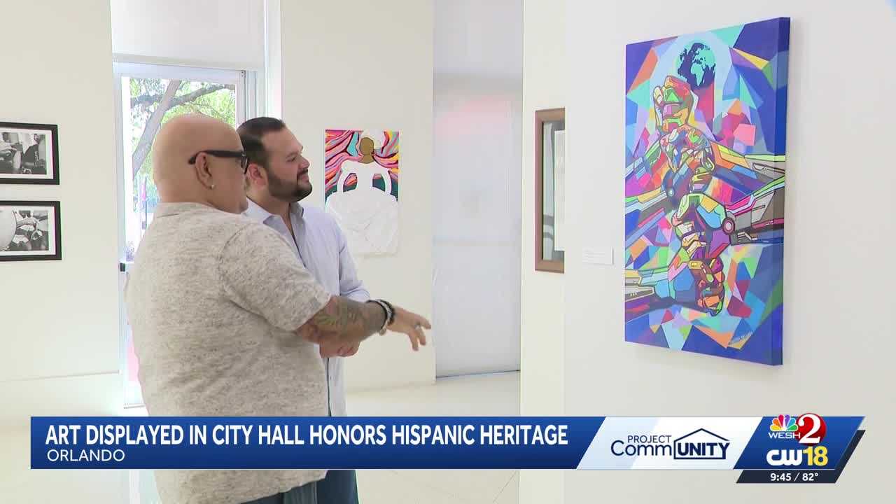 Orlando City Hall celebrates Hispanic Heritage Month with art exhibit — WESH 2 Orlando, Windermere Arts news