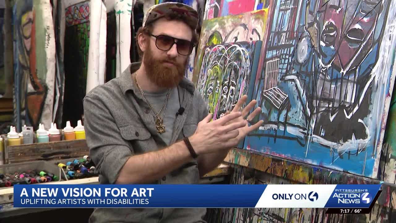 'Create, create, create': Artist turns vision loss into inspiration — WESH 2 Orlando, Windermere Arts news