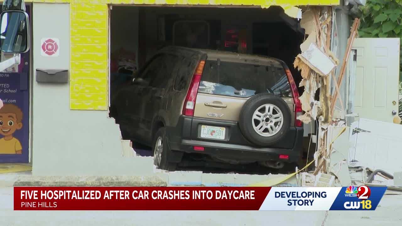3 children among 5 hospitalized after SUV crashes into Pine Hills daycare, FHP says — WESH 2 Orlando, Windermere Health news