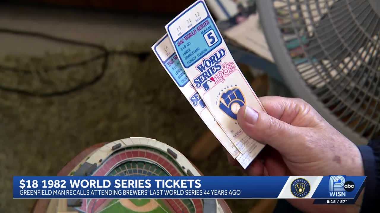 Brewers fan holds onto 1982 World Series ticket stub for 44 years — WESH 2 Orlando, Windermere Community news