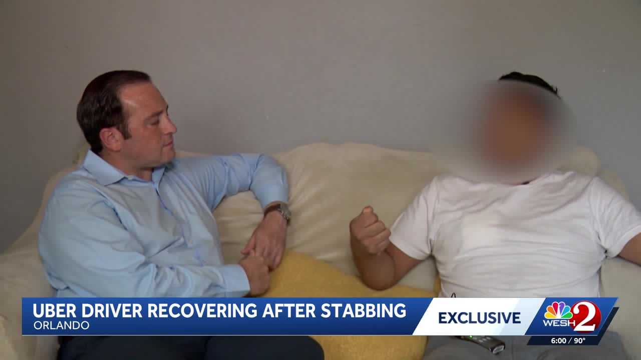 'He wanted my heart': Orlando Uber driver recovering from stabbing attack — WESH 2 Orlando, Windermere Health news
