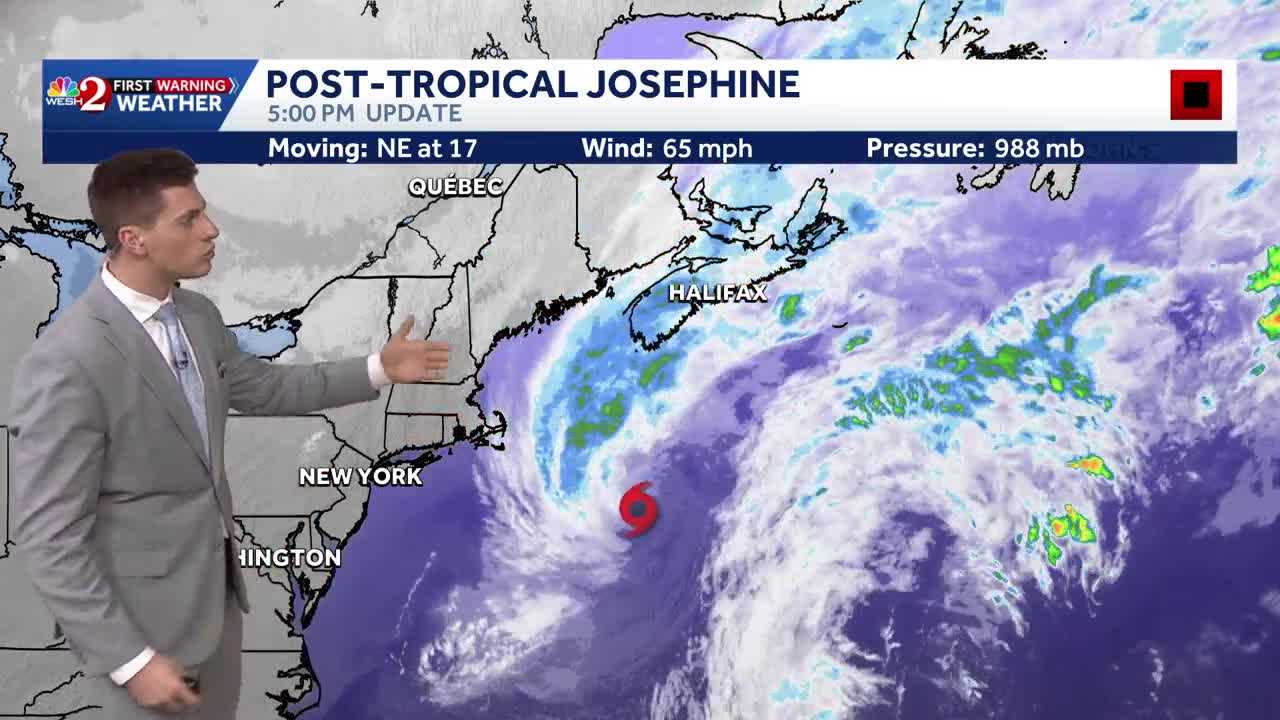 Josephine become post-tropical; continues to move away from US coast — WESH 2 Orlando, Windermere Community news