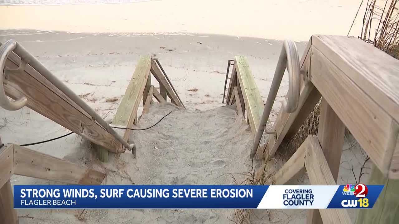 Flagler County coastline sees significant erosion due to recent strong winds, surf — Windermere Community news