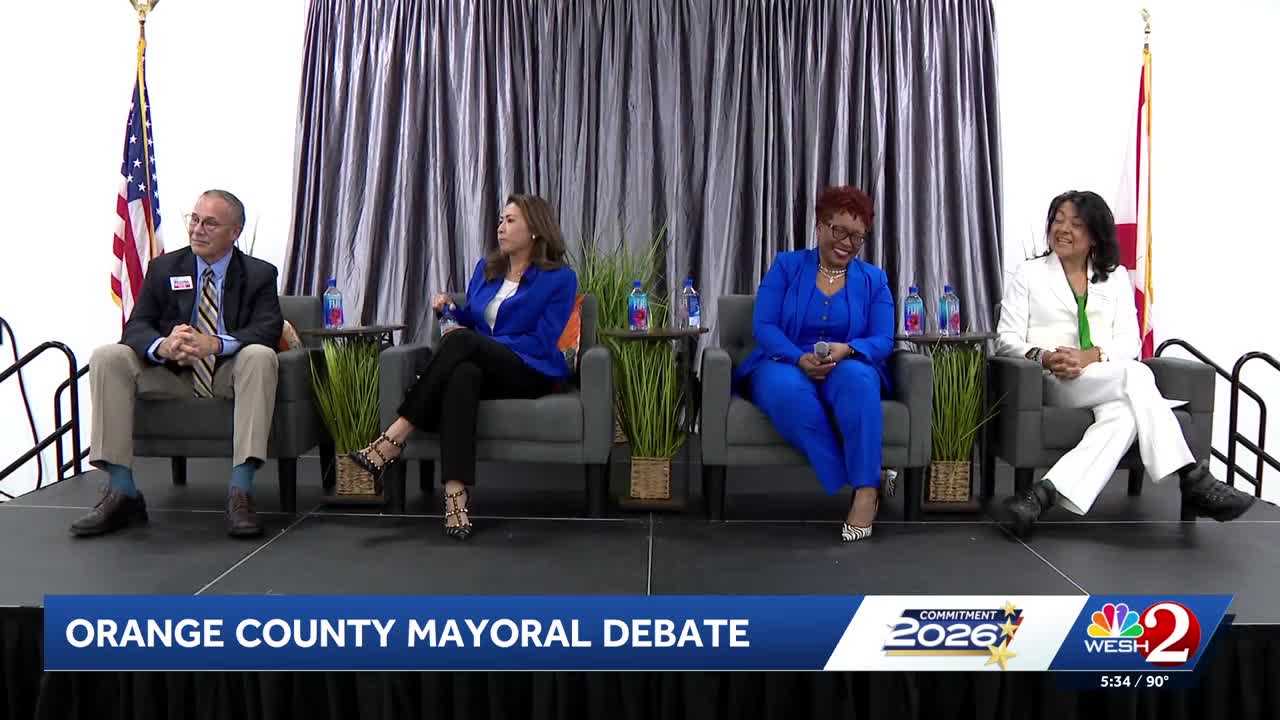 WESH moderates Orange County mayoral debate at Tiger Bay Club — WESH 2 Orlando, Windermere Government news