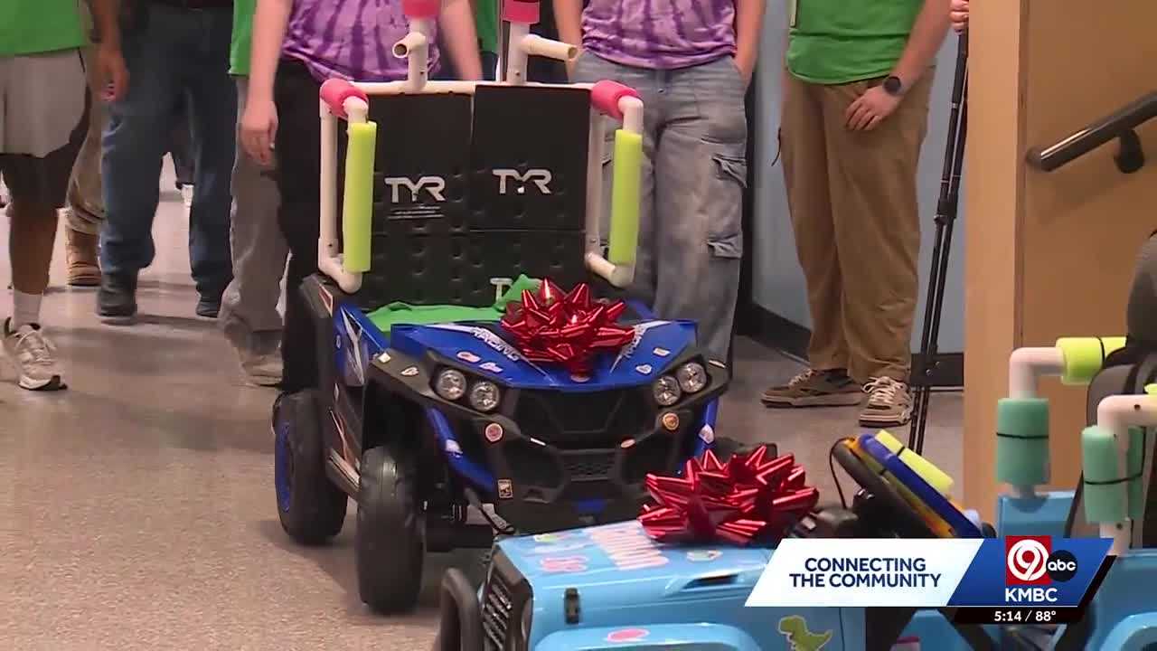High school robotics students modify 6-volt toy cars for children with mobility challenges — WESH 2 Orlando, Windermere Schools news