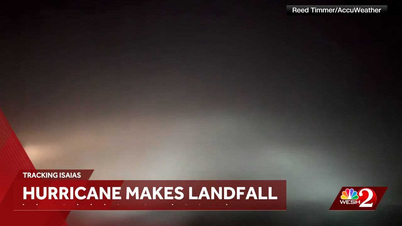Hurricane Isaias makes landfall near Destin; dangerous hurricane conditions, flash flooding spread inland — WESH 2 Orlando, Windermere Community news