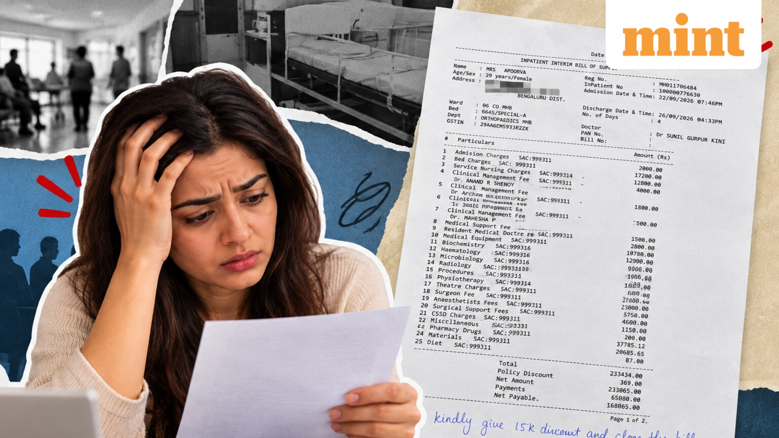 ₹2.33 lakh hospital bill despite alleged service failures: What rights do patients' have? — Mint India, Windermere Health news